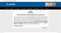 Desktop Screenshot of e-yandal.com